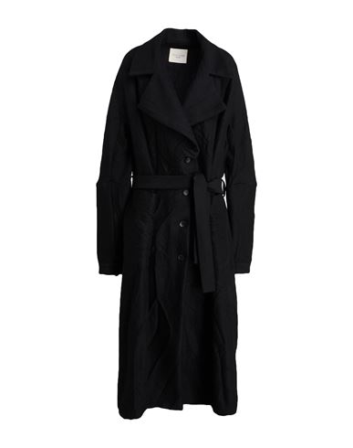 Woman Coat Black Size 6 Merino Wool