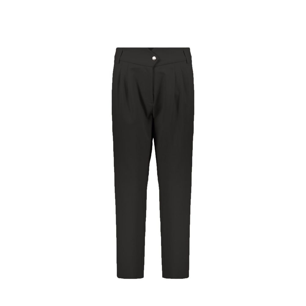 Wool-Blend Trousers — Black
