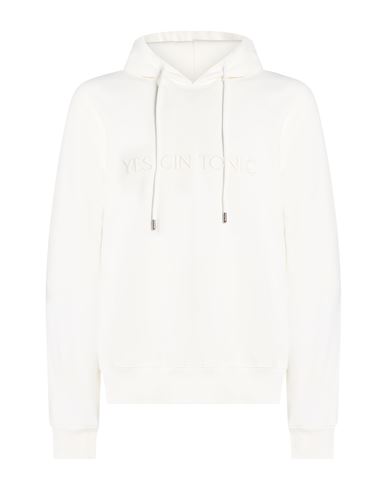 Fefè Napoli Man Sweatshirt White Size L Cotton, Polyester