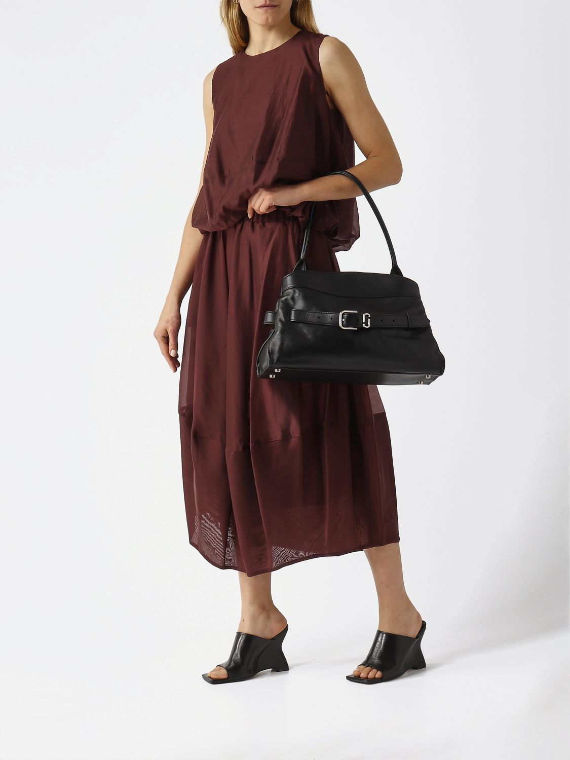 Shirt Woman color Burgundy