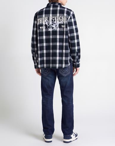 Man Shirt Blue Size S Cotton