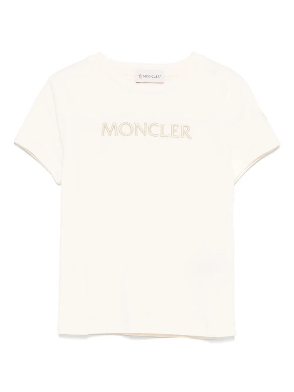 Embroidered Logo Cotton T-Shirt