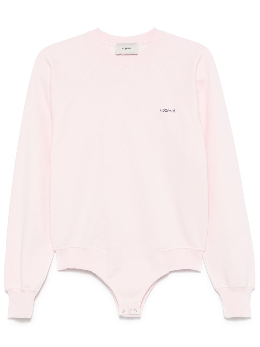Logo-print bodysuit - Black