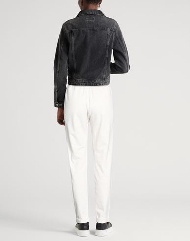 Woman Pants Ivory Size L Cotton, Wool, Viscose, Cashmere