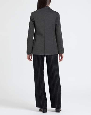 Woman Blazer Charcoal Size M Viscose, Polyamide, Elastane
