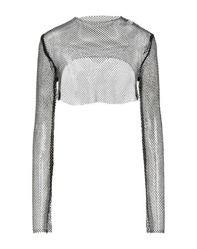Woman Top Black Size ONESIZE Polyester, Metal