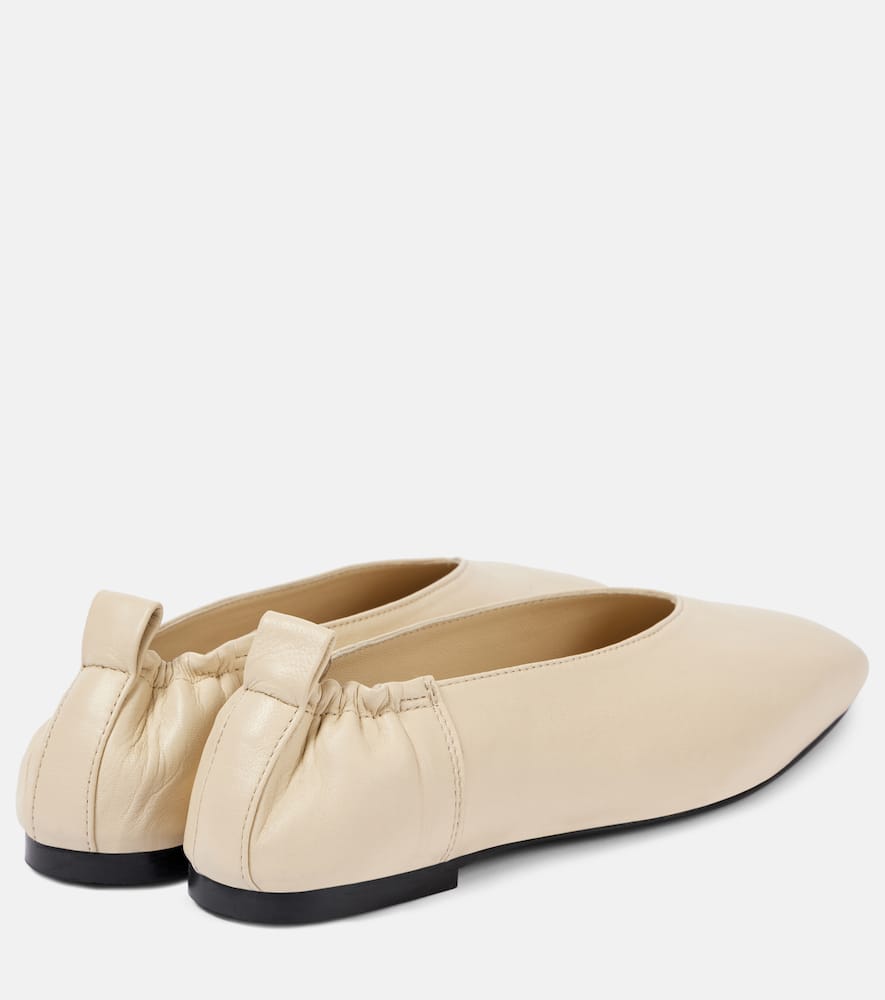 A. Emery Briot leather ballet flats