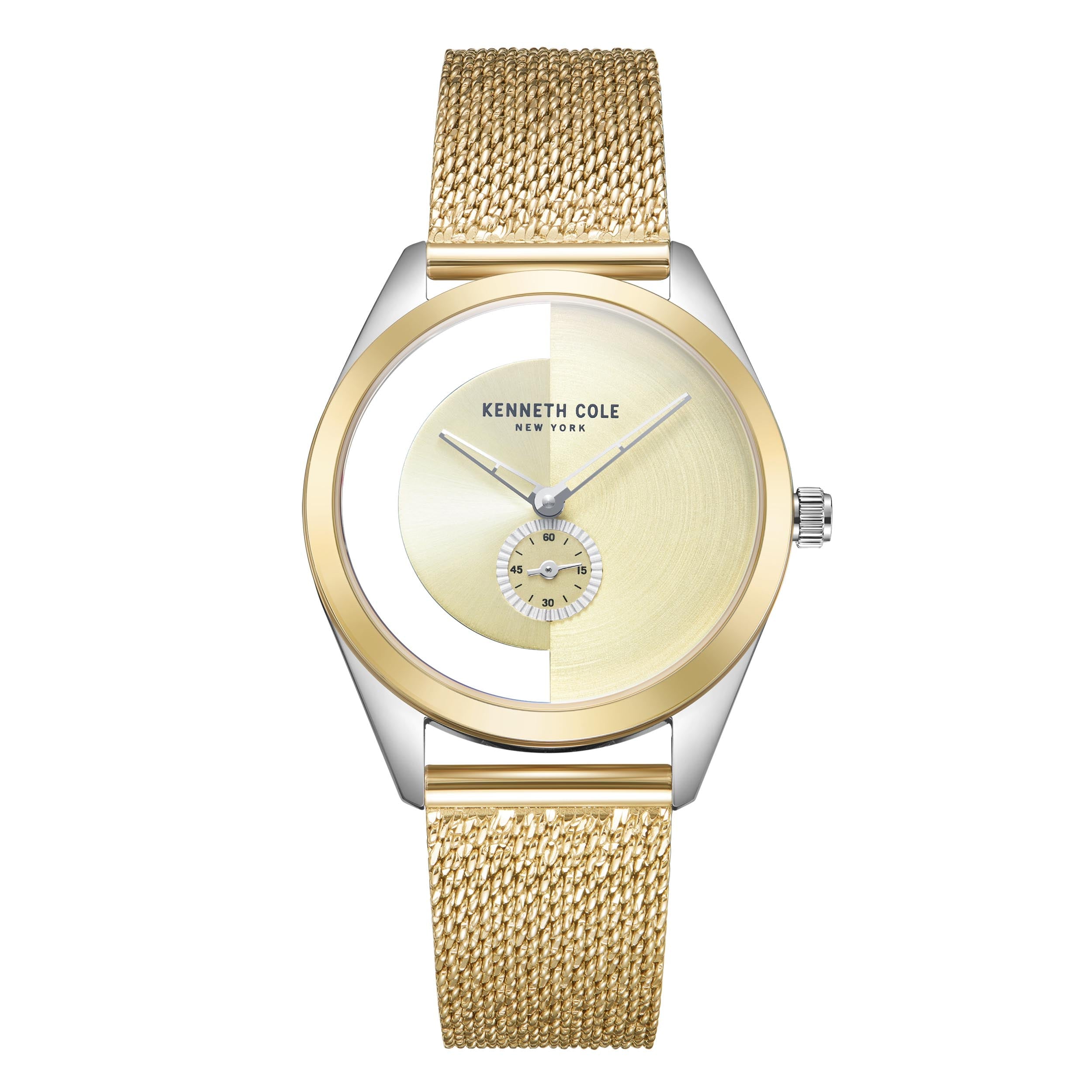 Two-Tone Quartz Watch — Gold