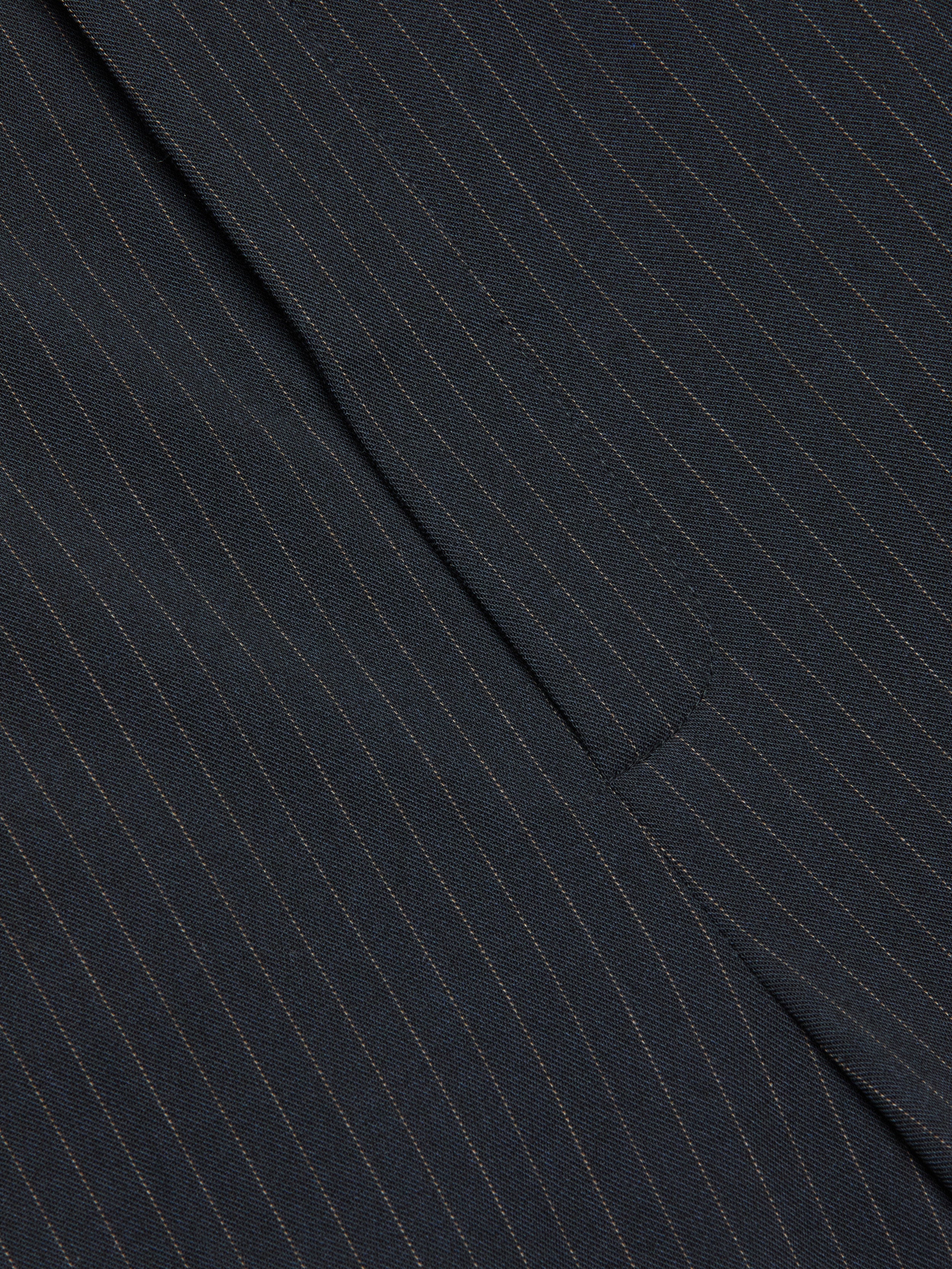 Rebel Pinstriped Trouser In Midnight/ivory Pinstripe