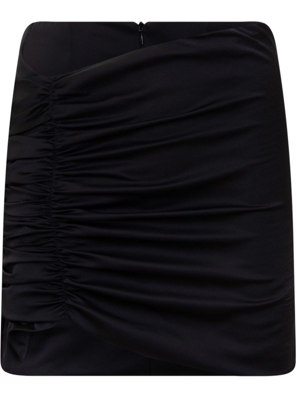 Draped mini skirt - Black