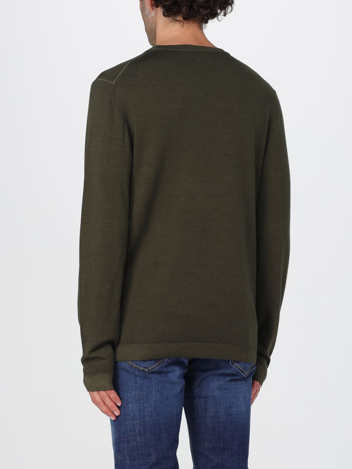 Sweater Men color Military