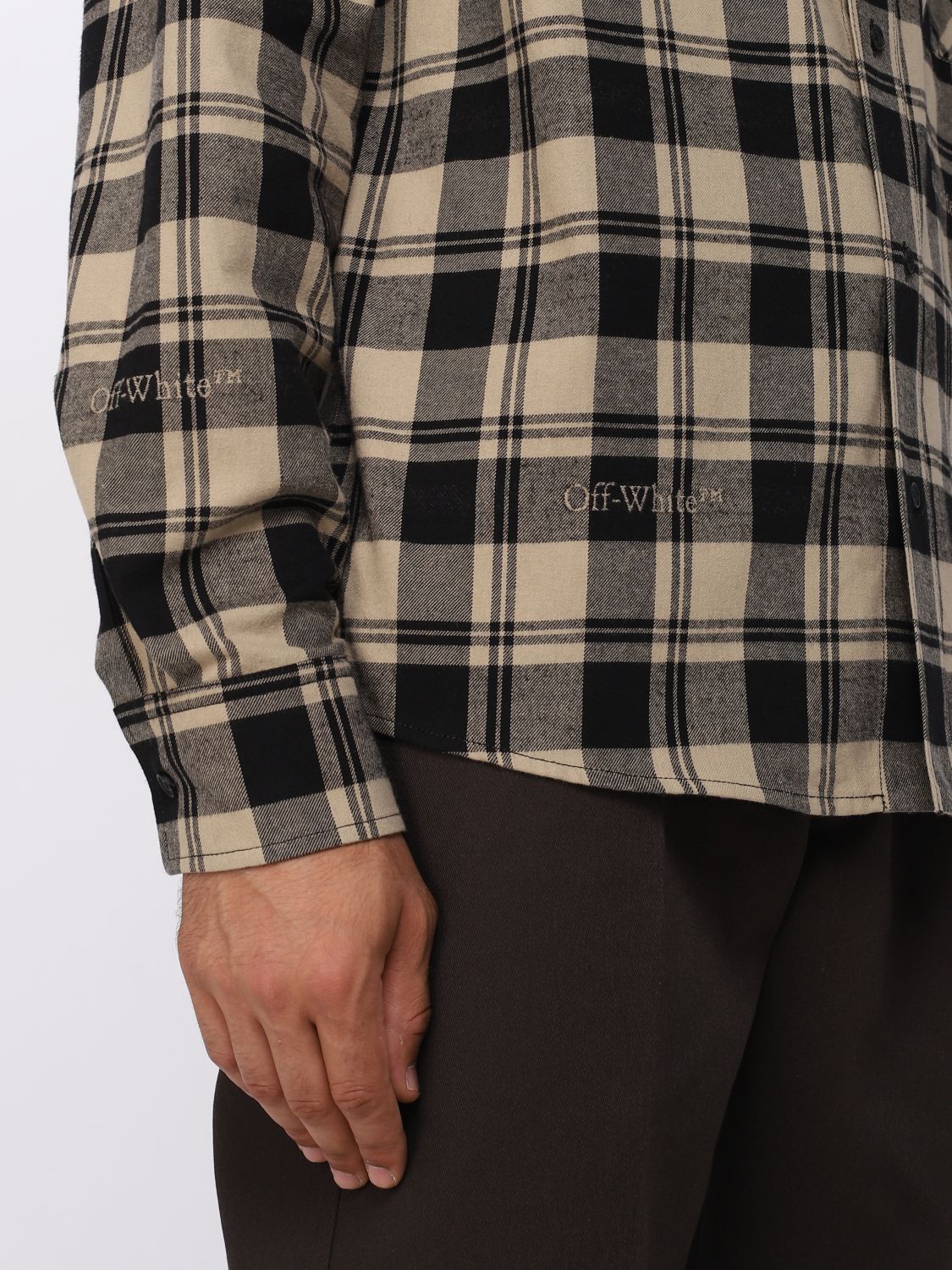 Shirt Men color Beige