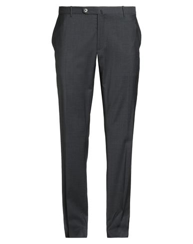 Man Pants Charcoal Size 42 Wool, Elastane