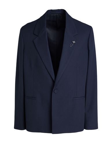 Man Blazer Navy Size 42 Wool