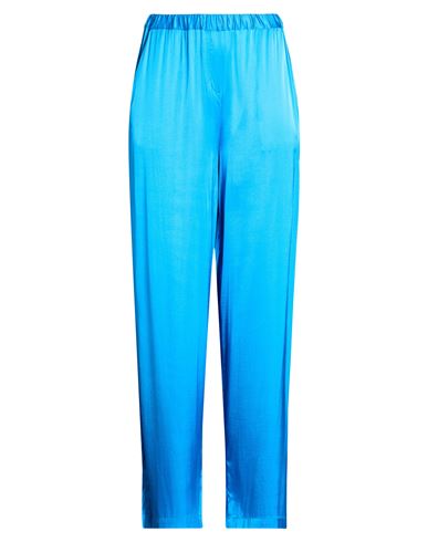Woman Pants Azure Size M Viscose, Elastane