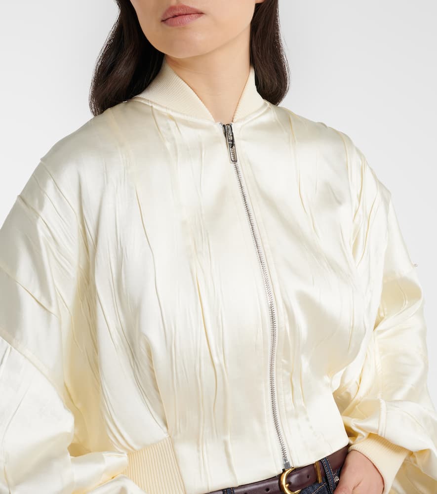 Zorro cropped bomber jacket