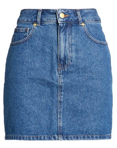 Woman Denim skirt Blue Size 0 Cotton