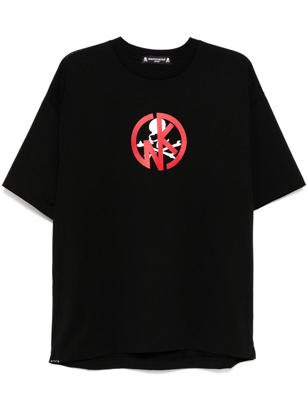 X Kinniku Man logo-print T-shirt - Black