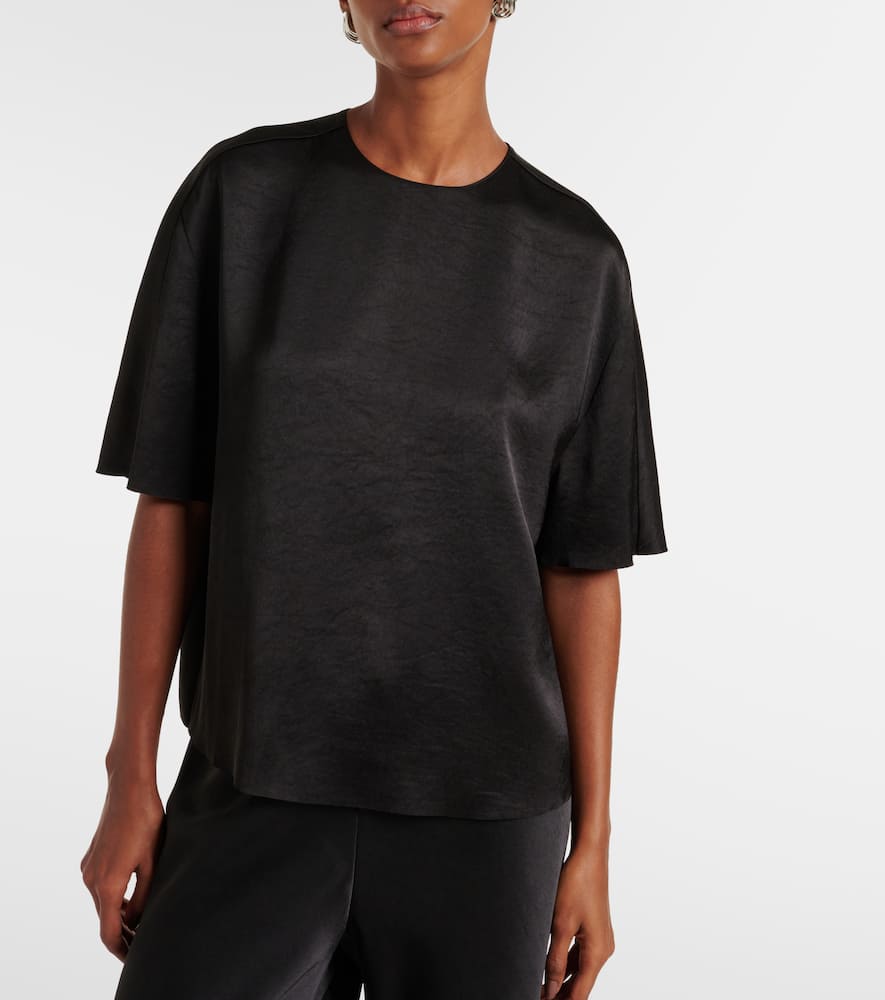 Satin T-shirt