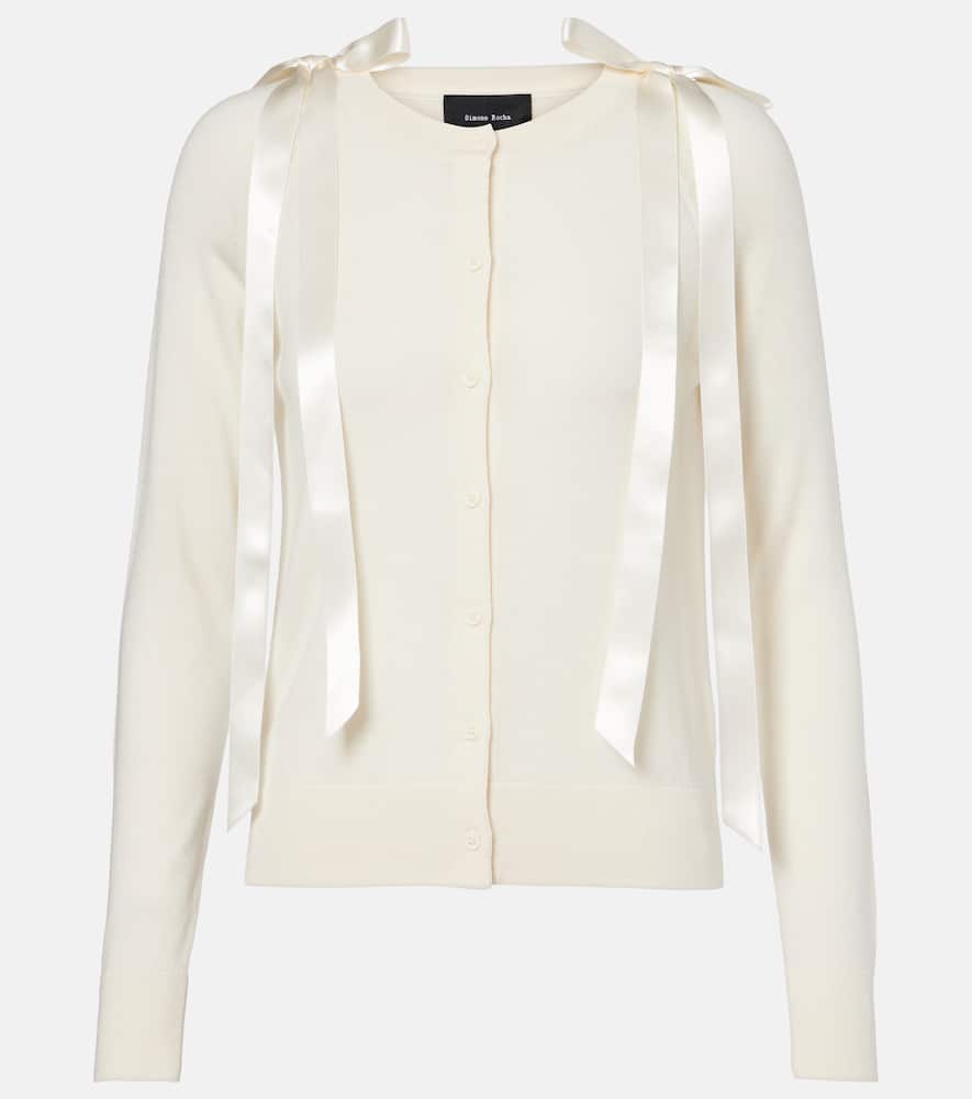 Wool and silk cardigan