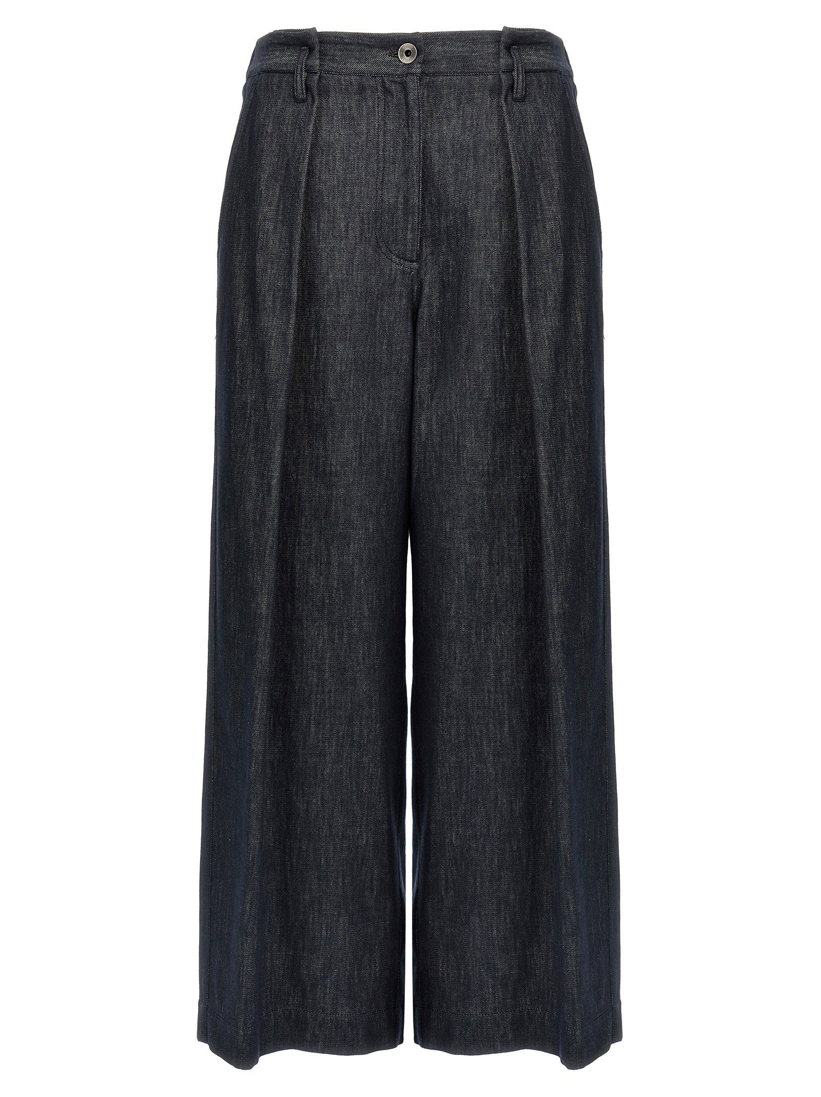 A-line Pleated Pants