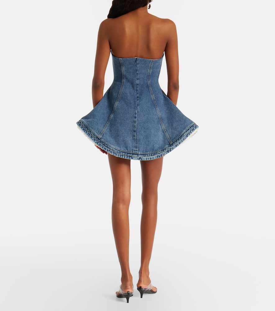 Denim bustier dress