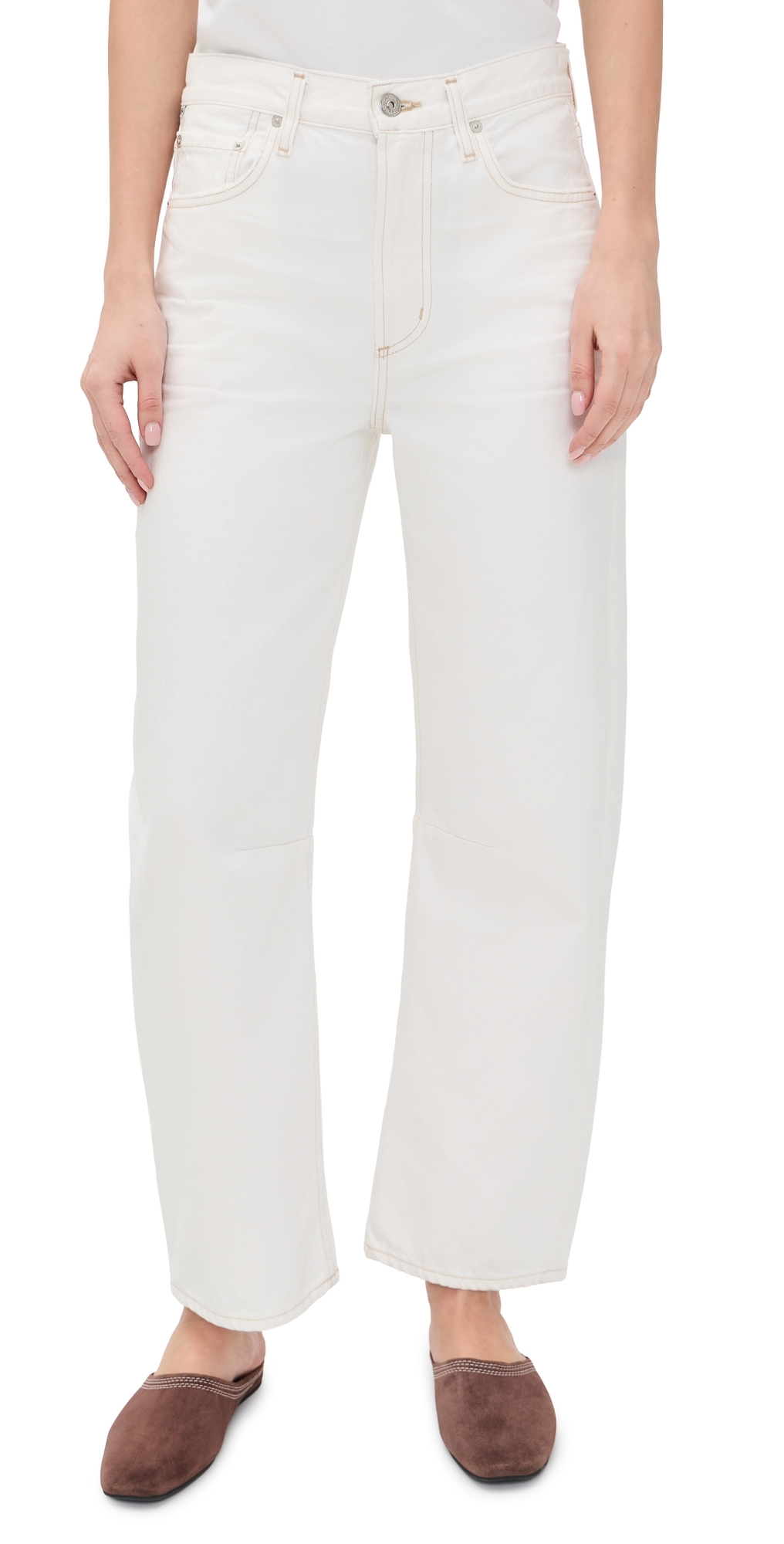Miro Relaxed Jeans Soft White