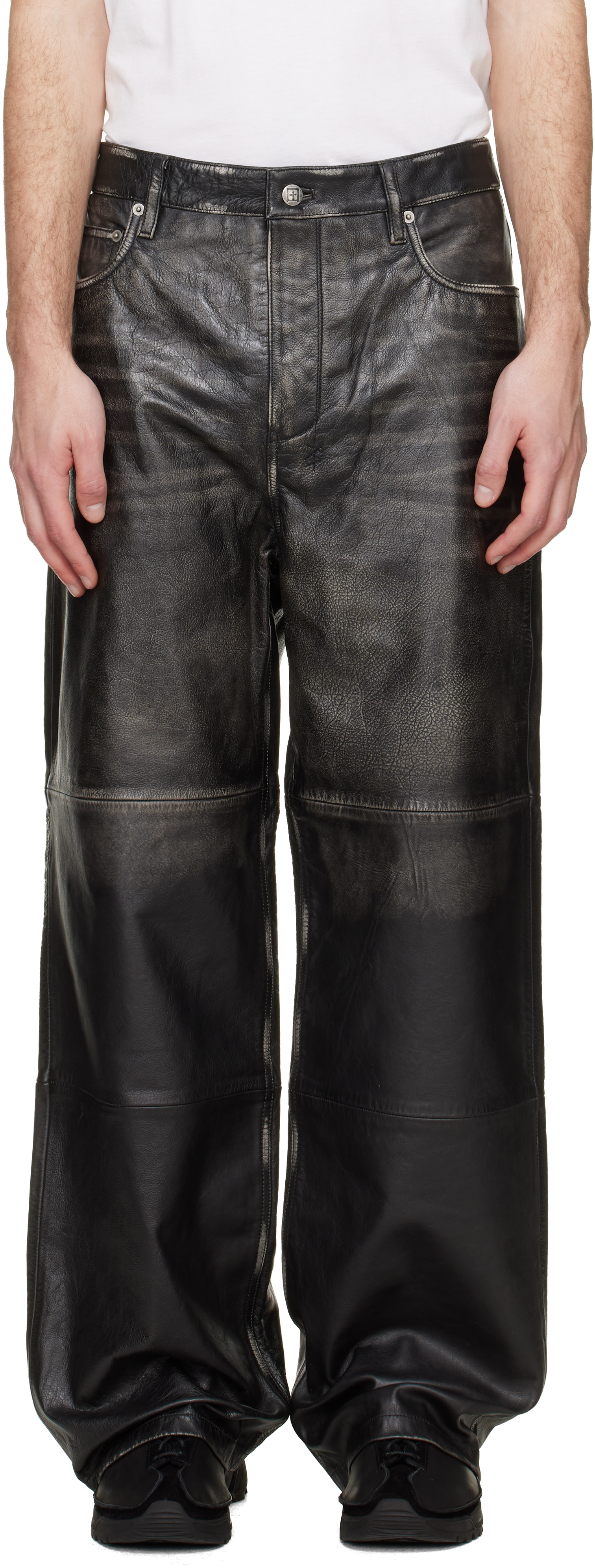 Black Blackjack MAXX Leather Pants