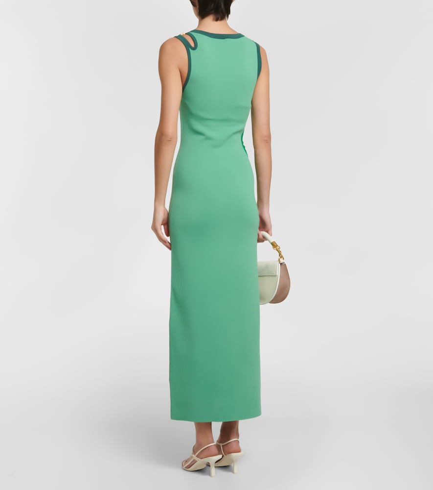 Salvador cutout knit maxi dress