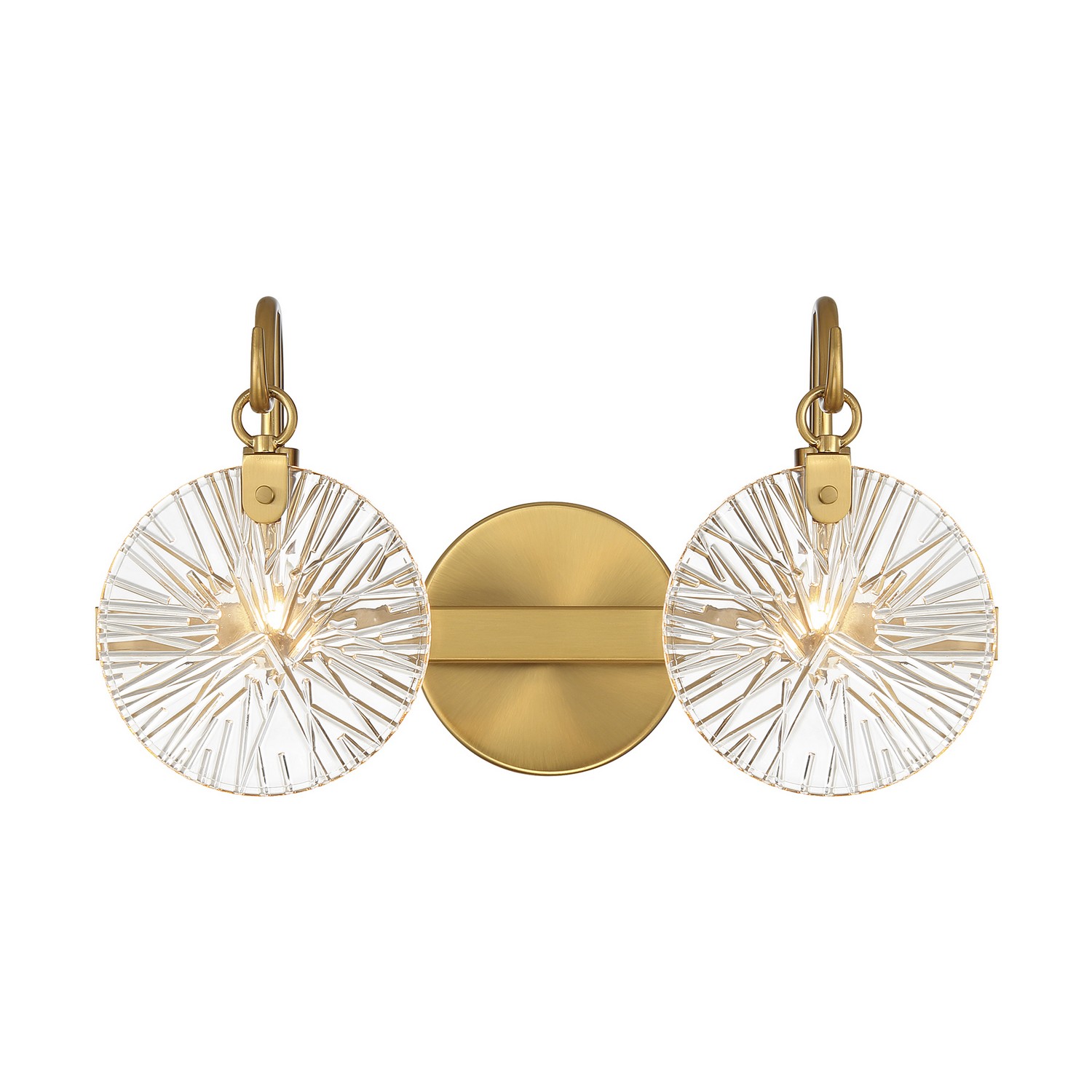 Addison 2-Light Bathroom Vanity Light in Warm Bra