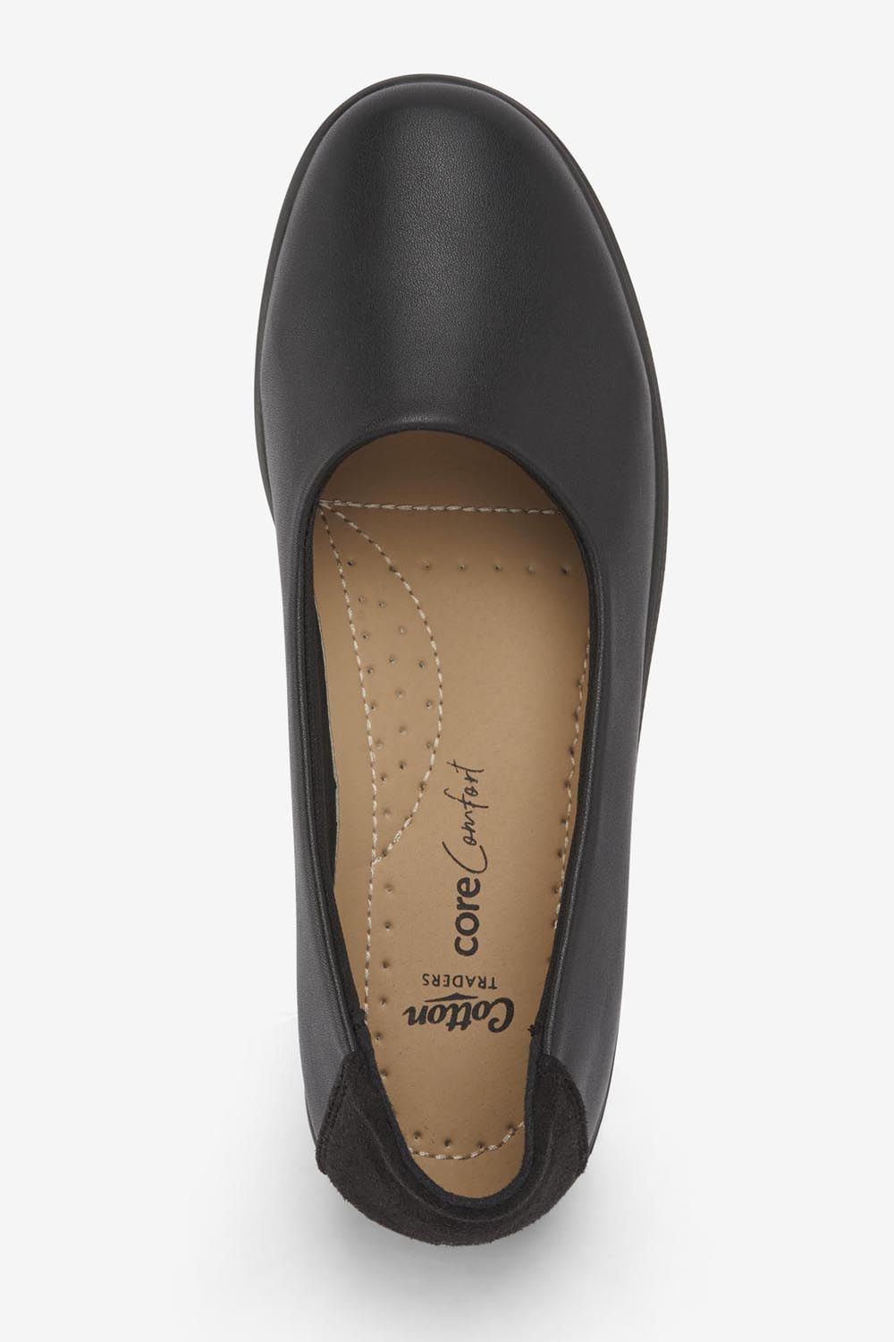 Cotton Traders Women's Core Comfort Flexisole Shoes in Black