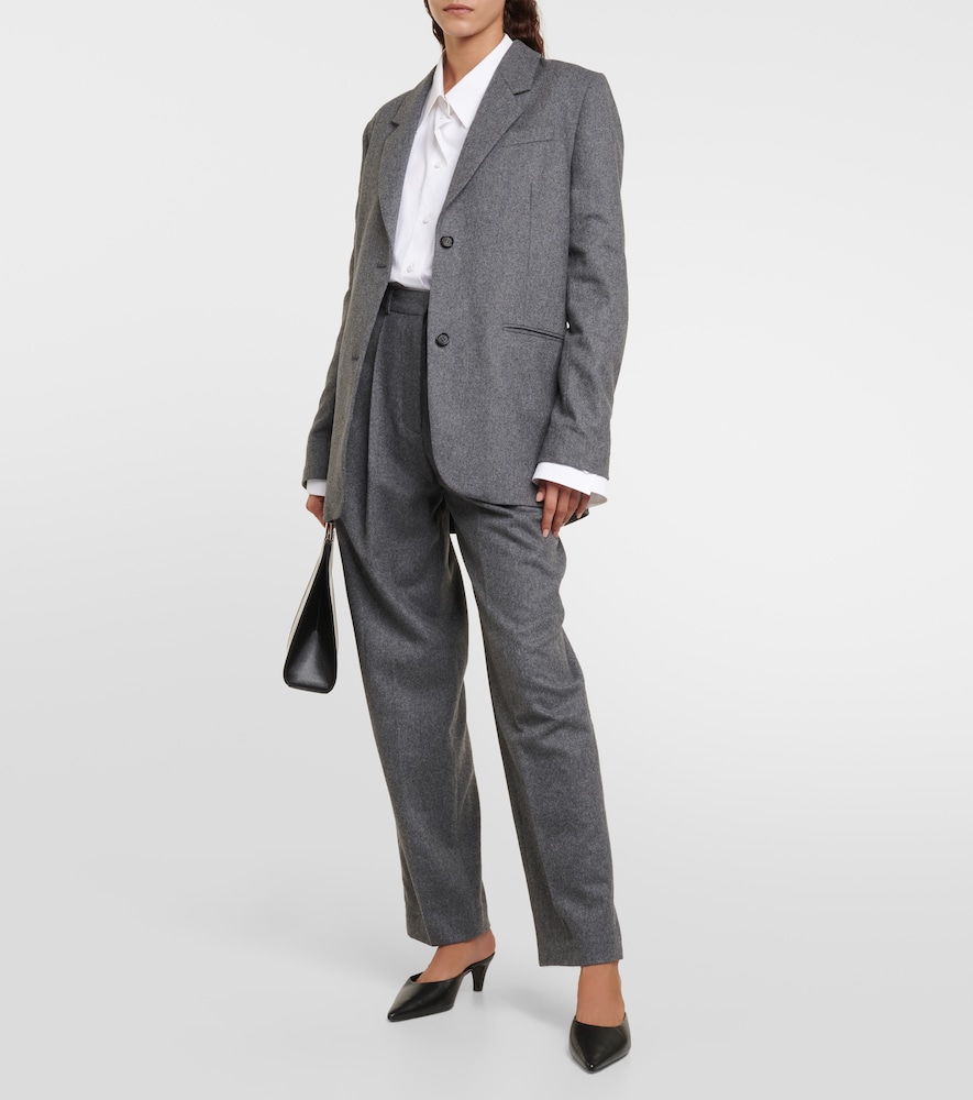 Wool-blend blazer