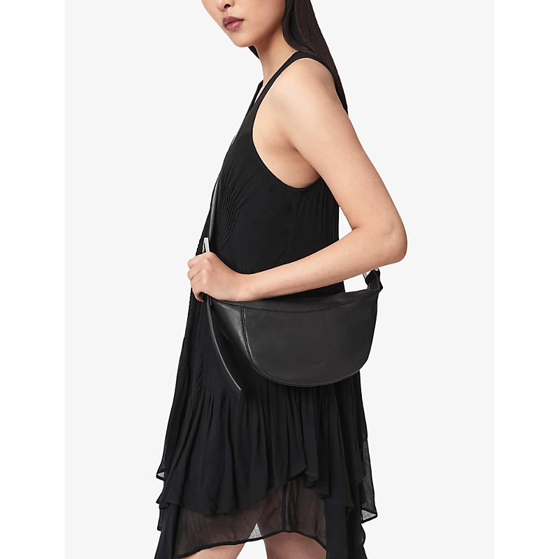 Womens Luna Leather Cross-Body Bag