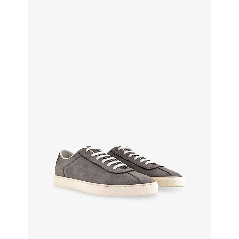Mens Tennis Leather Trainers