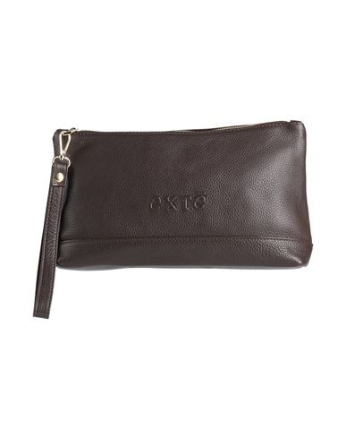 Woman Handbag Dark brown Size