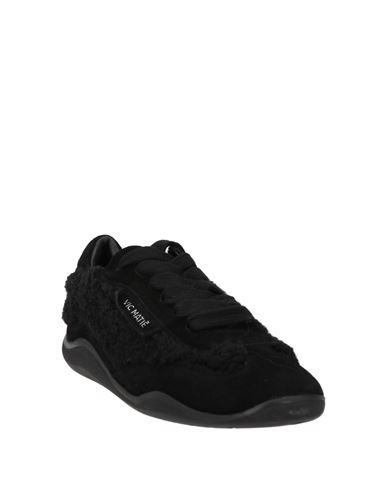 Vic Matiē Woman Sneakers Black Size 8 Leather, Textile fibers