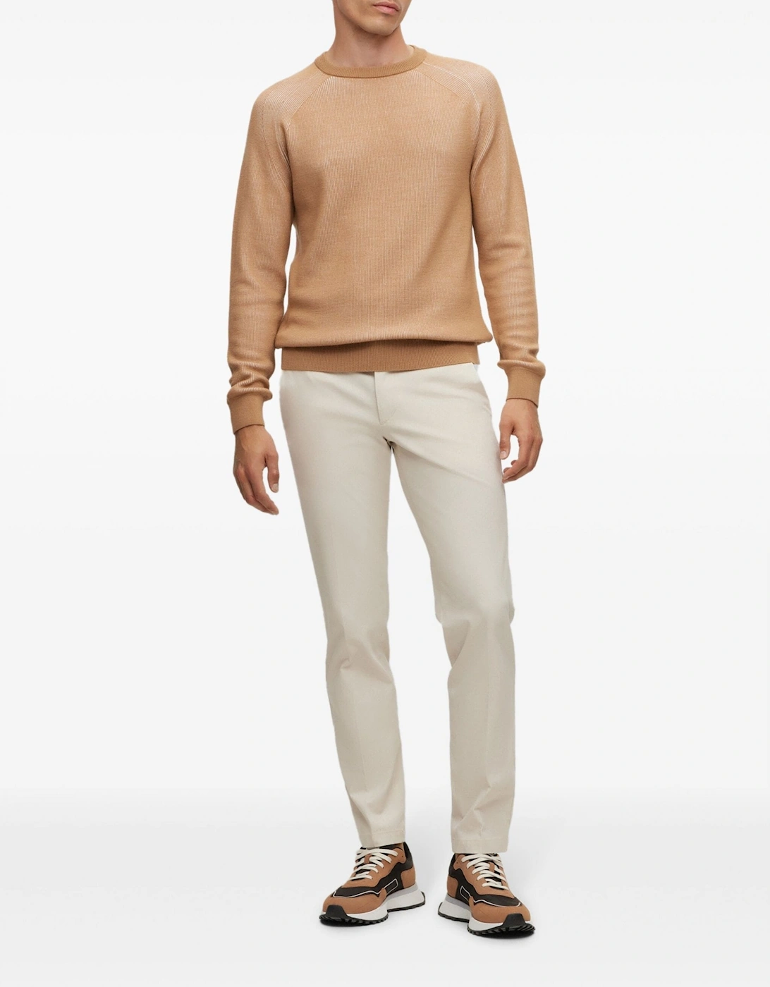 Hugo Boss Men's Kaito 1 T Chinos Beige - Cream - Size: 48