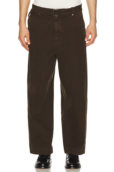 Entire Studios Gully Pant in Tobacco - Brown. M also in L