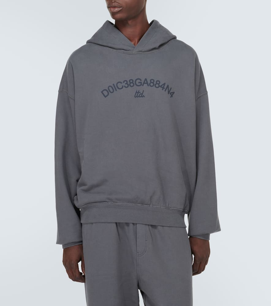 Cotton jersey hoodie