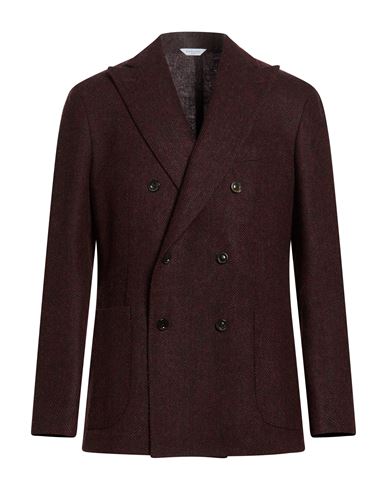 Man Blazer Burgundy Size 40 Wool