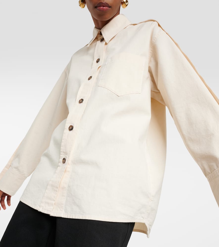 Oversized cotton shirt