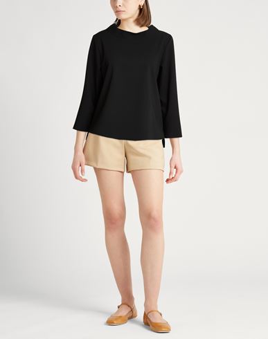 Woman Top Black Size 6 Polyester, Viscose, Elastane