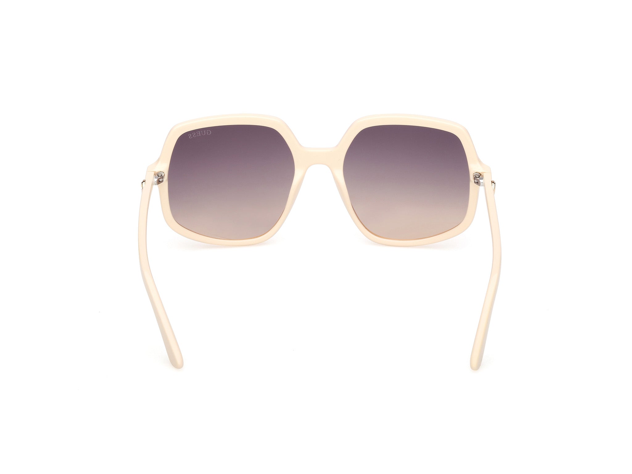 Guess Mujer Guess GU00257 25B Gafas de sol Inyectado Marfil Fumar Cuadrada Norma