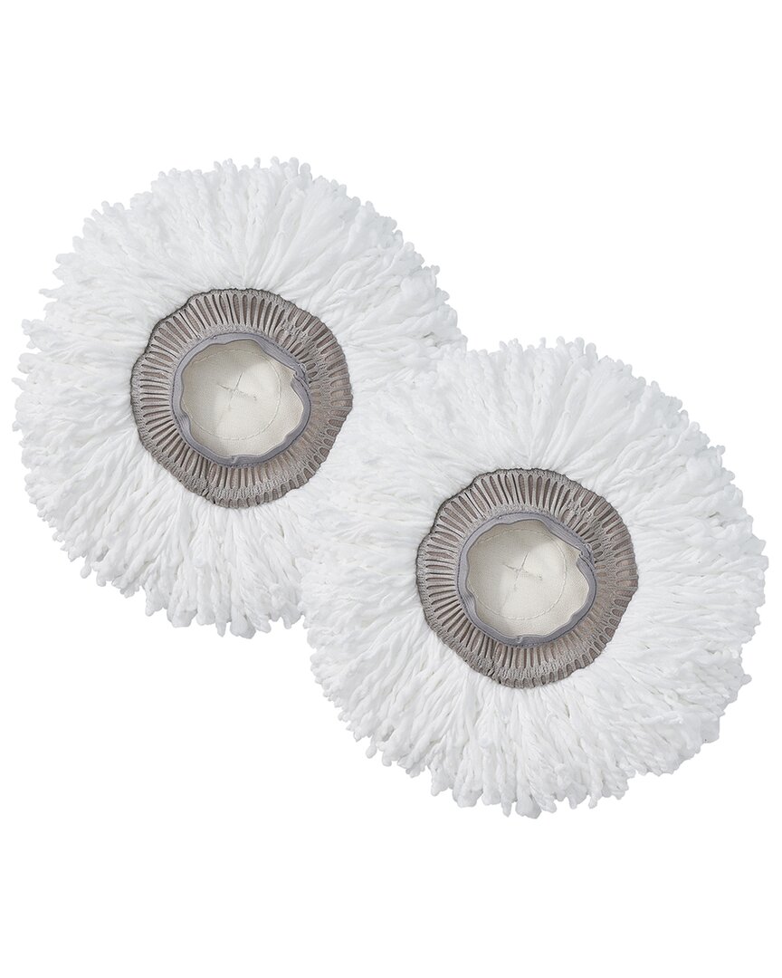 2Pc Round Mop Pad Replacement Set