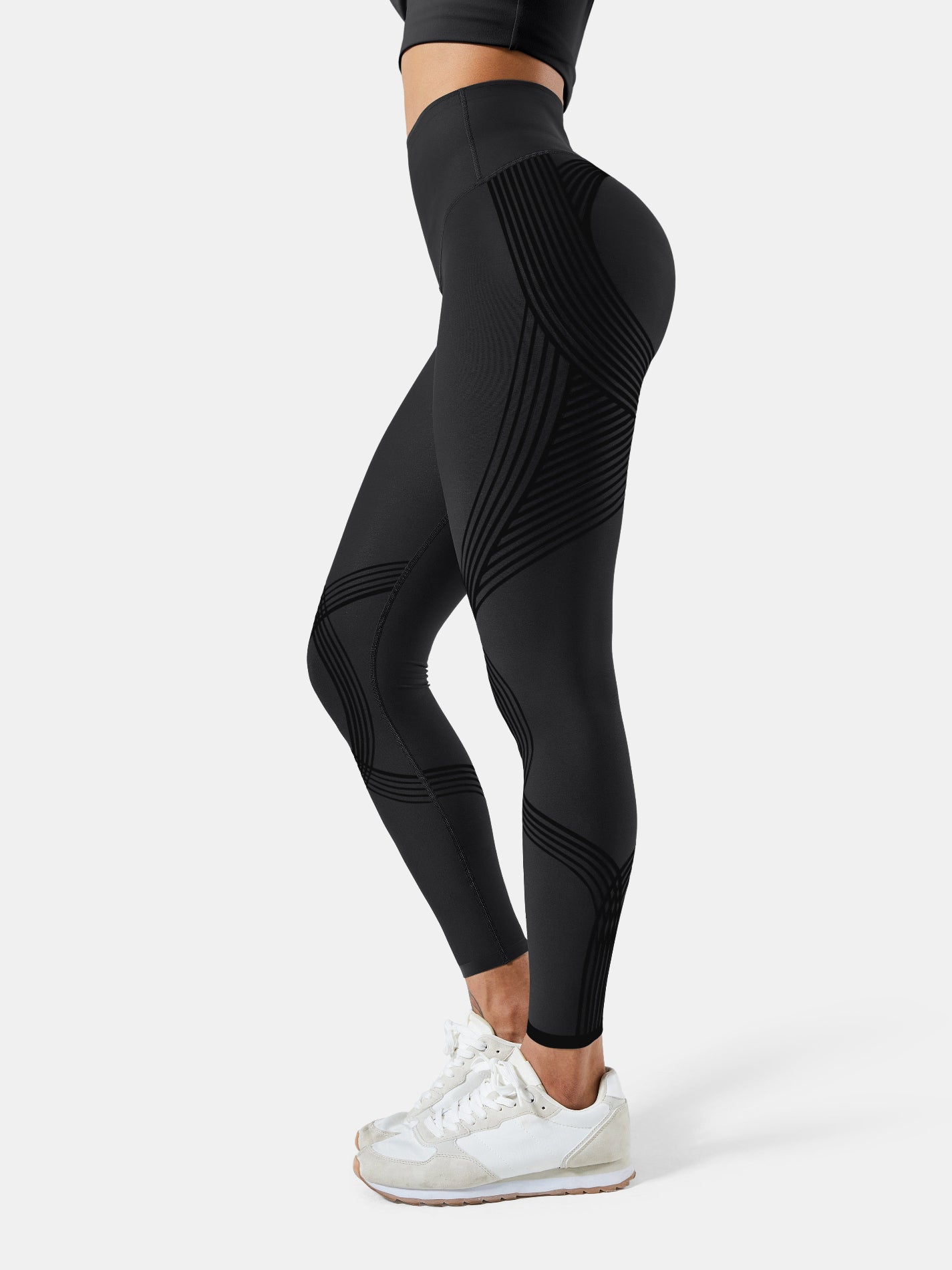 Body Sculpt Leggings Reversible Wear - Black