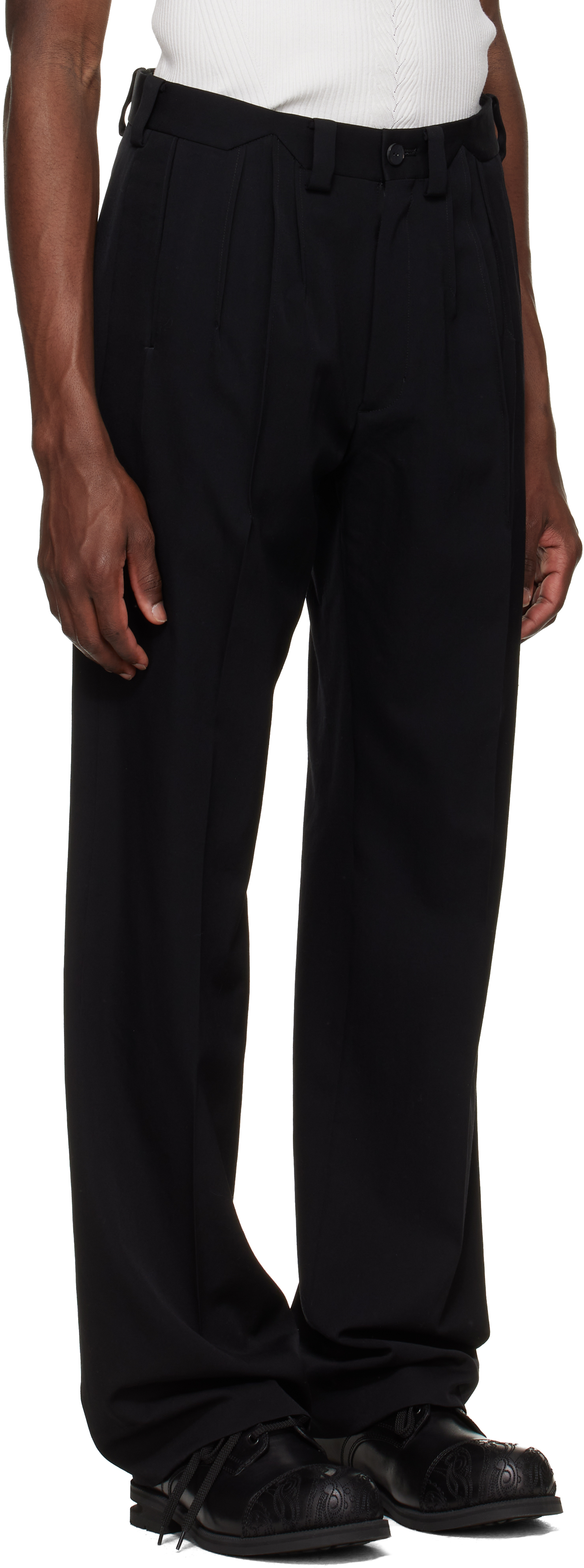 Black Csomor Trousers