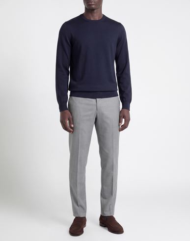 Athleisure Man Sweater Midnight blue Size 46 Virgin Wool