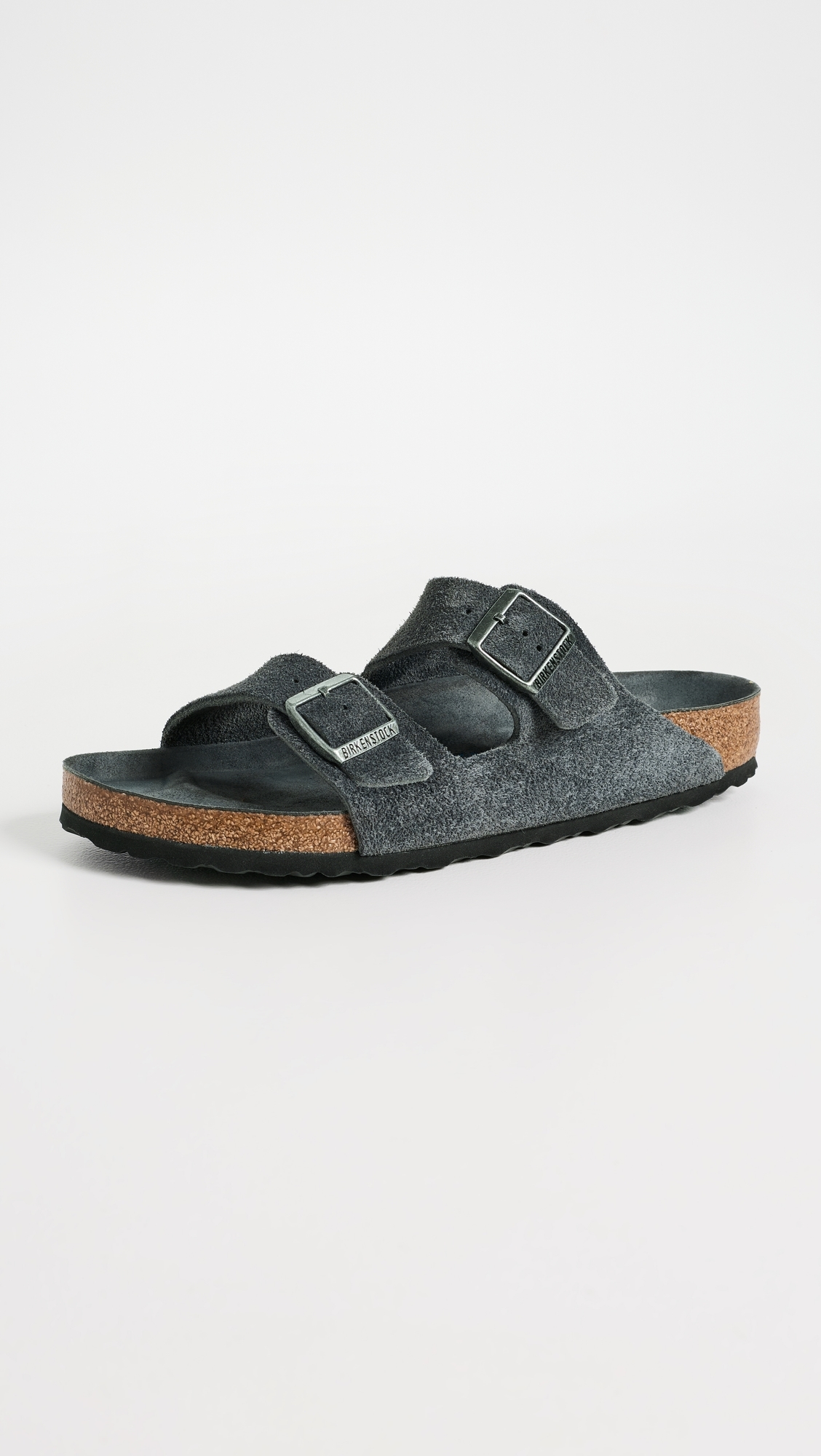 Arizona Soft Footbed Tonal Sandals Charcoal
