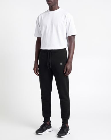 Man Pants Black Size XL Cotton, Polyester