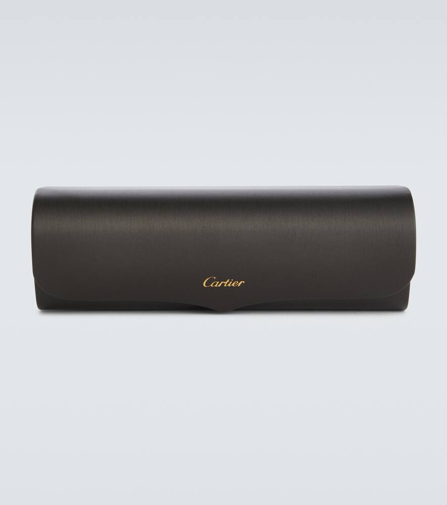Cartier Eyewear Collection Rectangle-frame acetate sunglasses